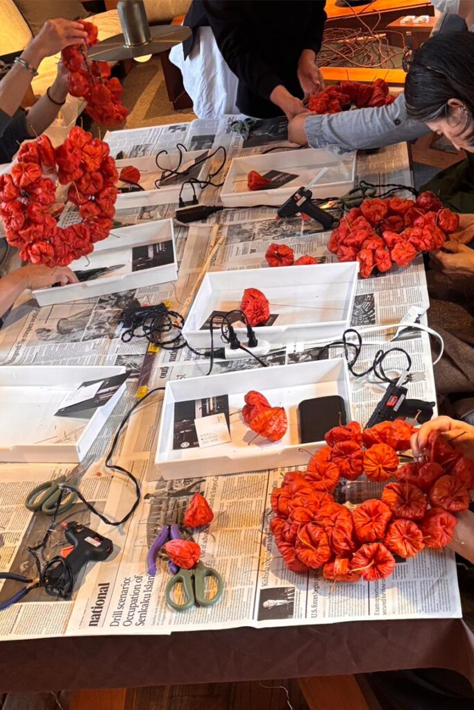 ほおずきリースワークショップレポート