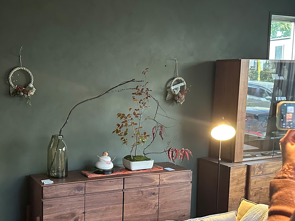 本店「多肉しめ縄リース」ワークショップレポート