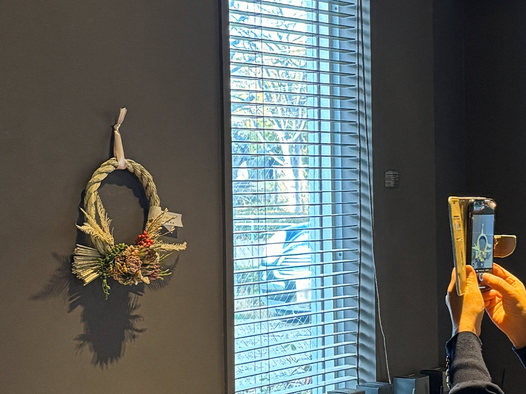 本店「多肉しめ縄リース」ワークショップレポート