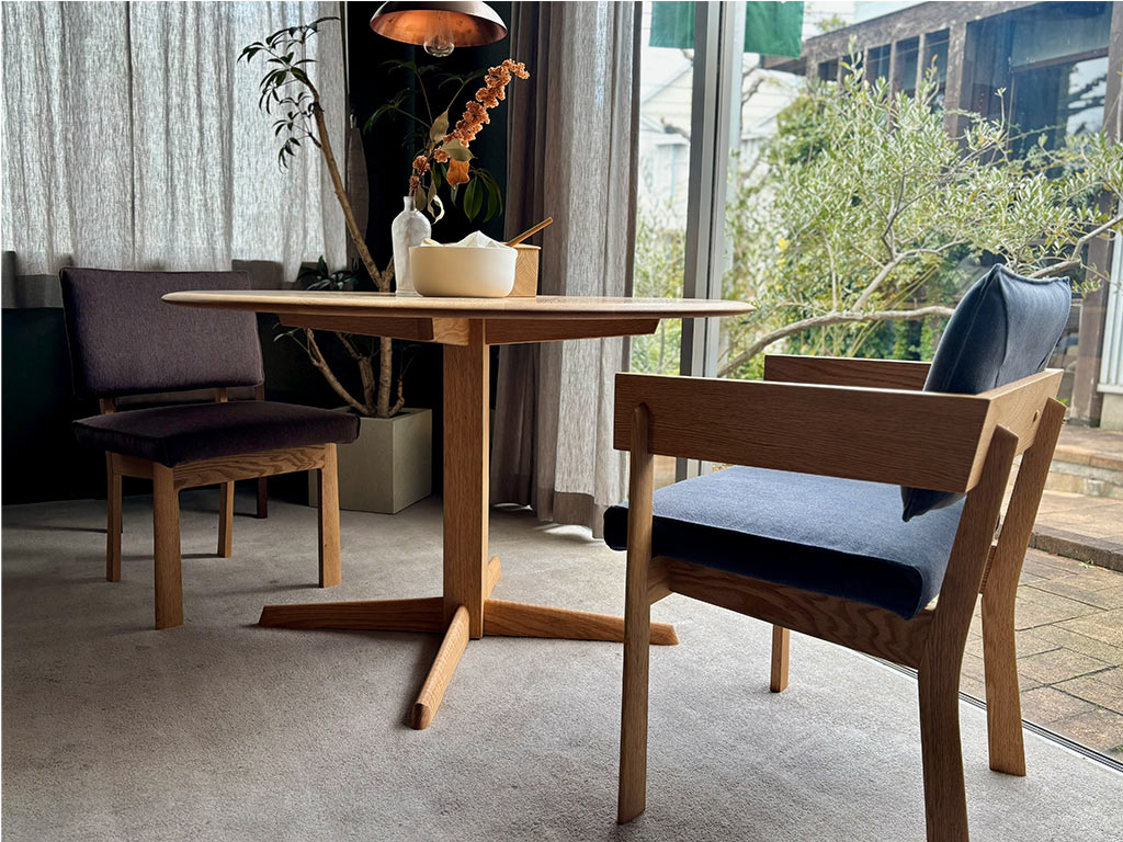 STECCATOサークルダイニング112オーク