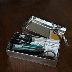 【SyuRo】 角缶 ブリキ