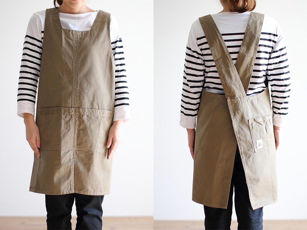 バッククロスエプロン COMODO／sourceオリジナル