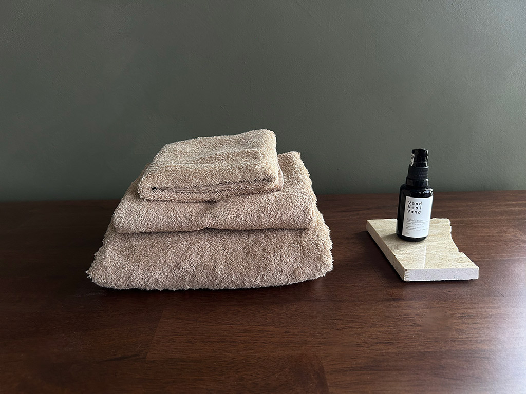 【SyuRo】オーガニックタオル（ベージュ）