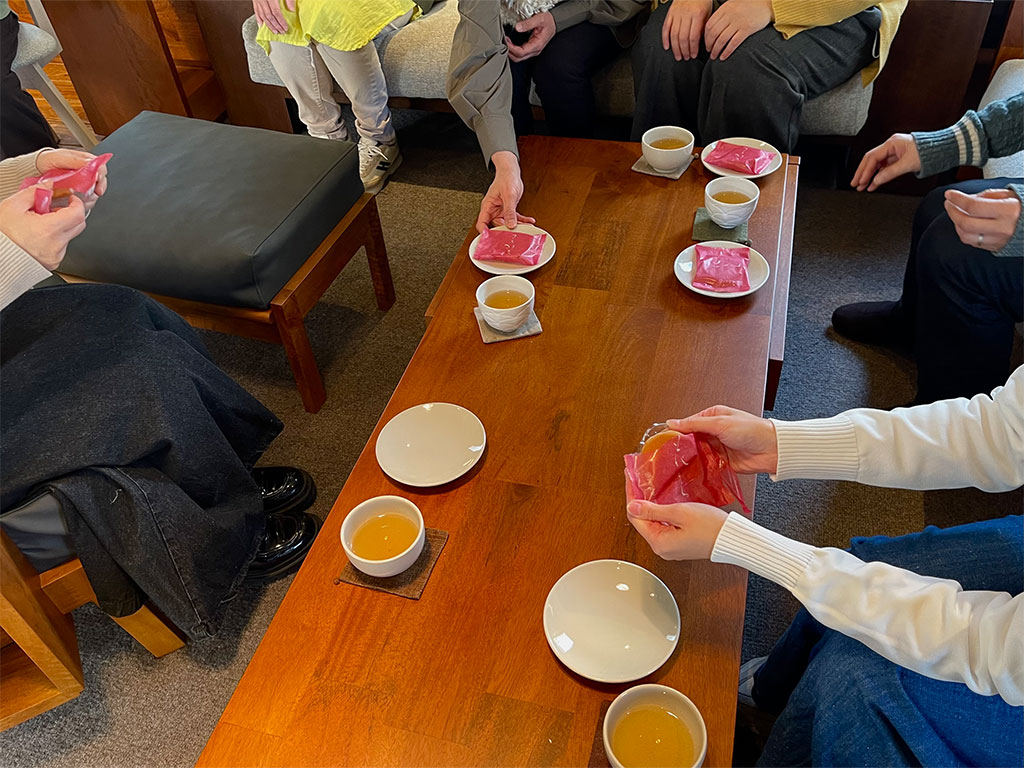 お茶菓子タイム